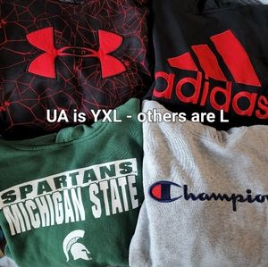 Boys Hoodies Size L and XL